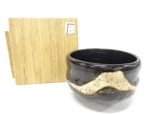 古物　黒楽　茶碗